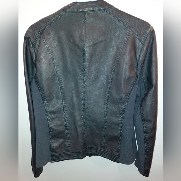 COPY - Selby Collection women's slate faux leather jacket XXL excellent used co… - Picture 2 of 11